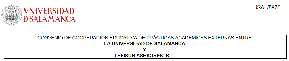 convenio usa y lefisur